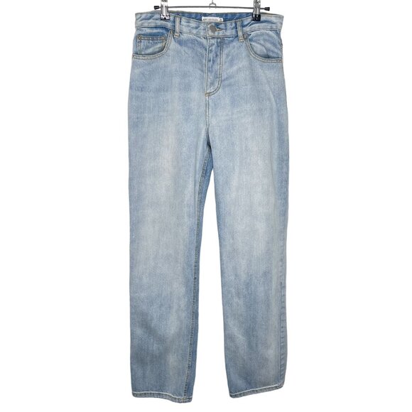 Avec Les Filles Light Wash Straight Leg Jeans, 29